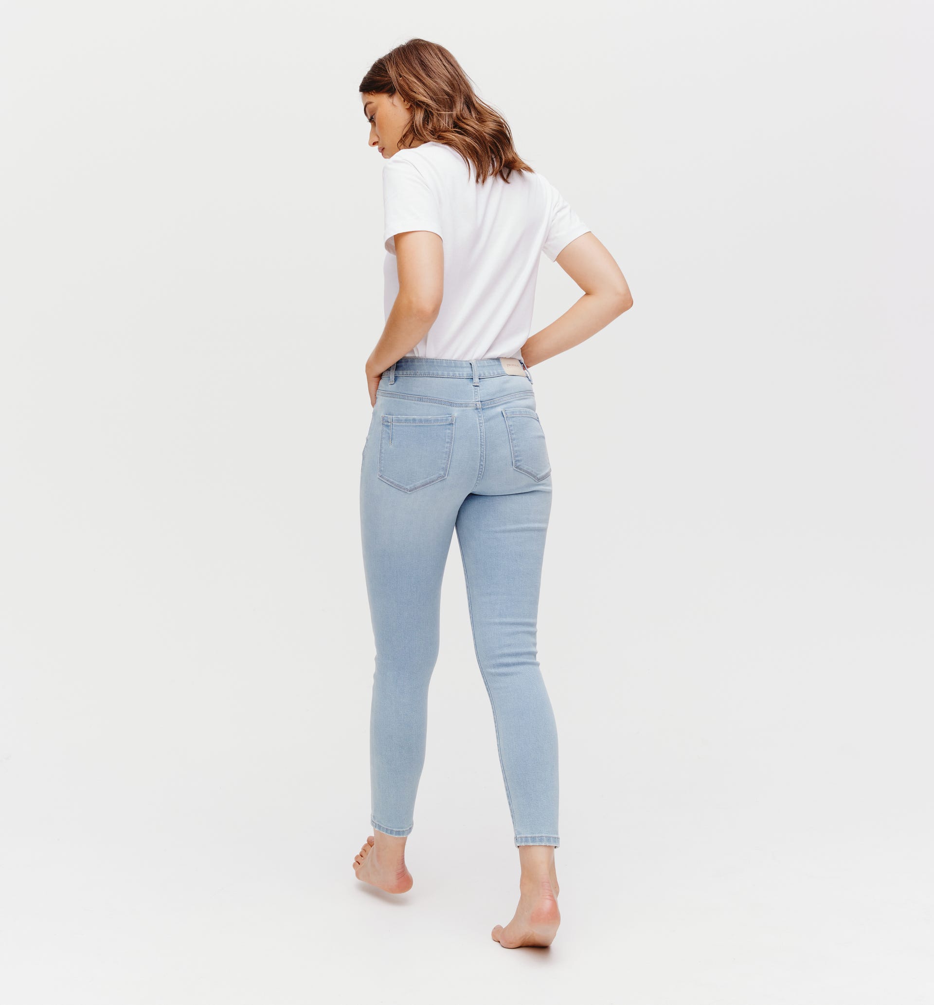Jeansy z wysokim stanem EMILE