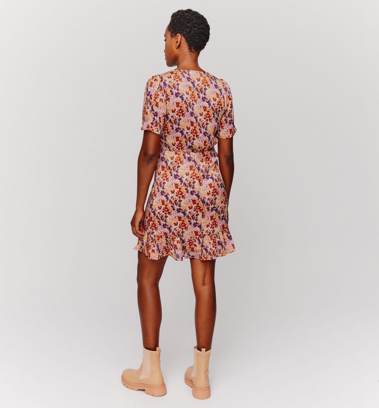 Gemustertes Minikleid