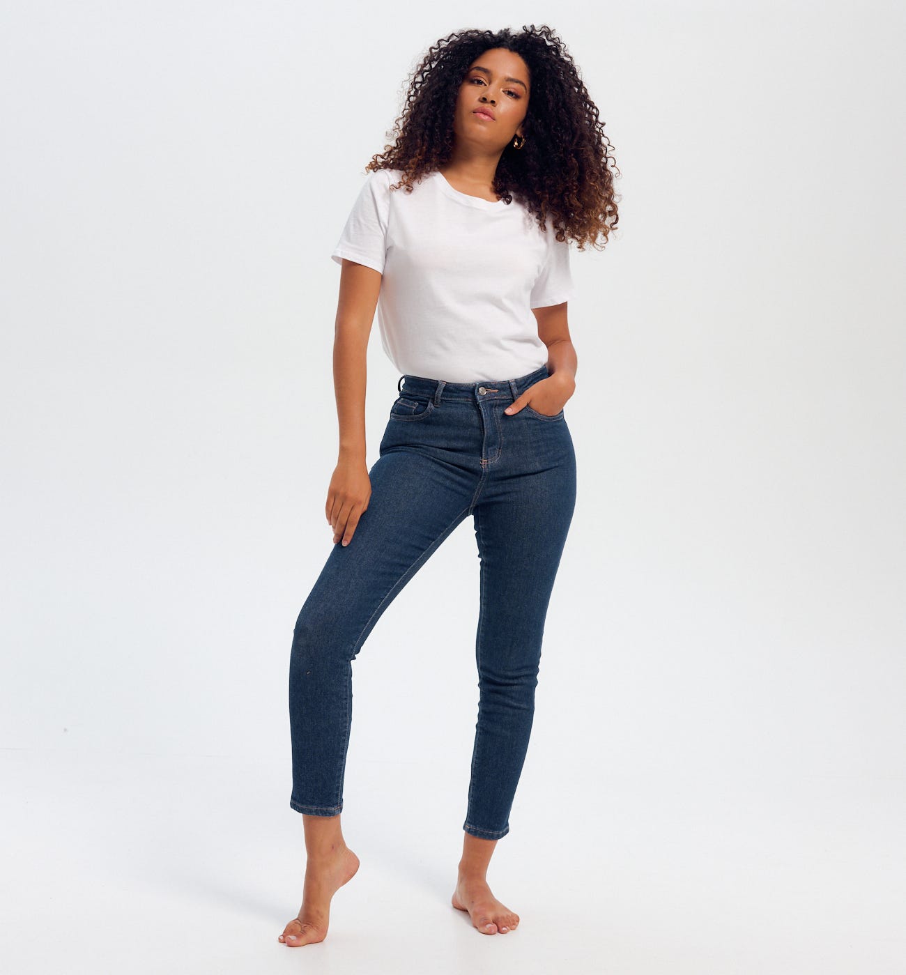 Jean skinny taille haute EMILE