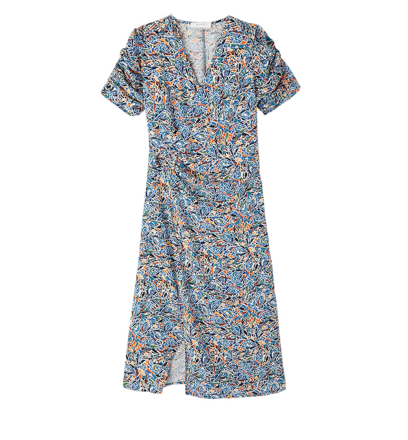 Patterned crossover dress