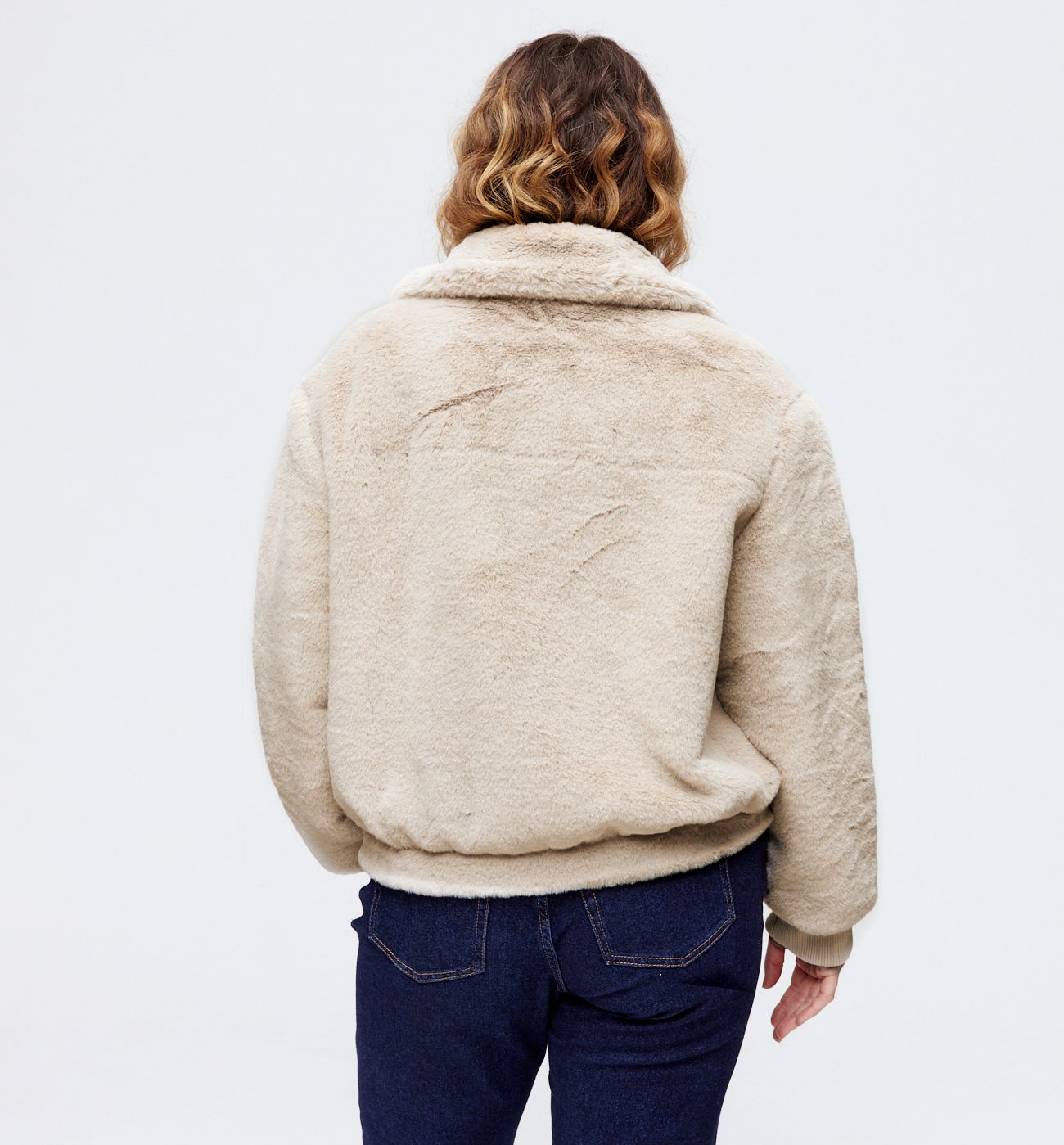 Kunstpelzjacke