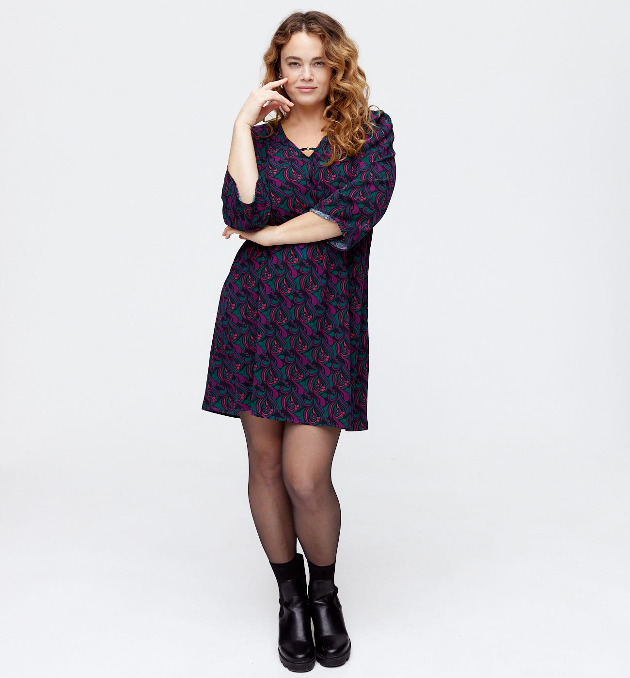Short flared dress