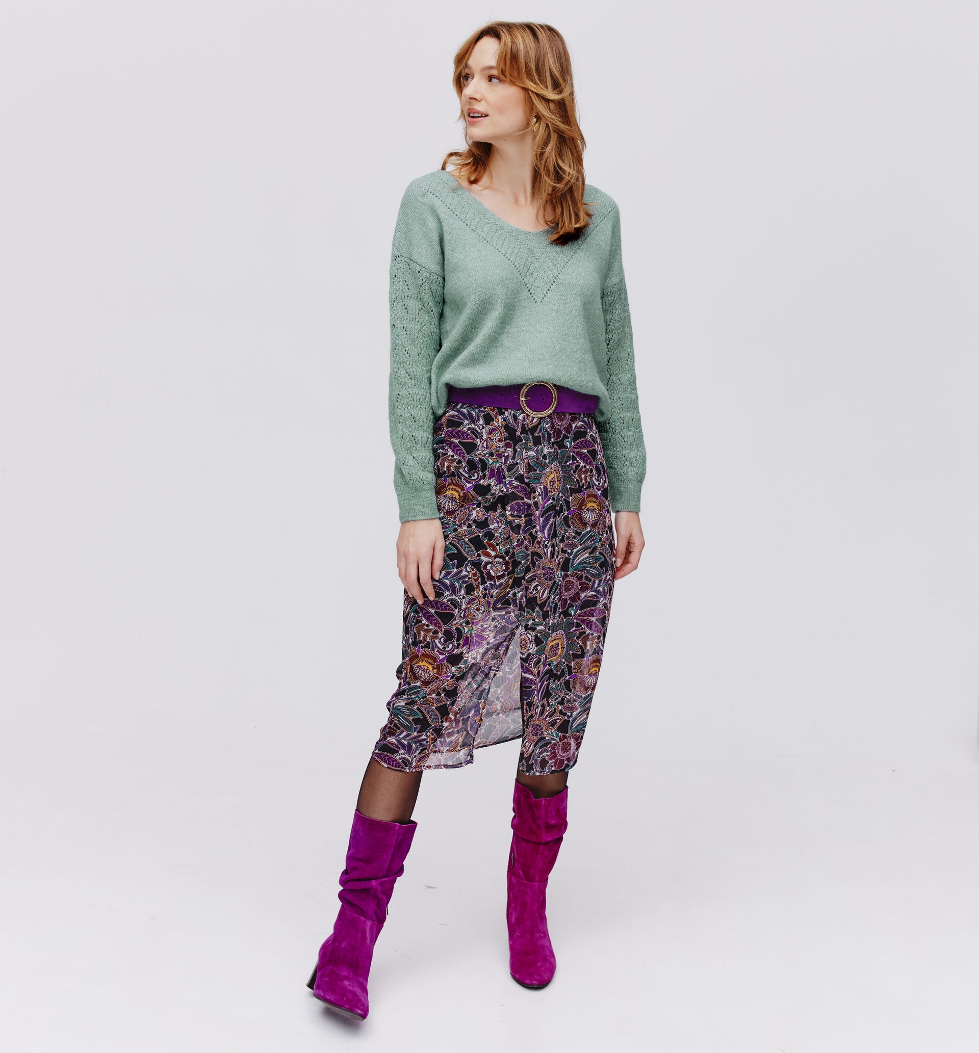 Pullover mit V-Ausschnitt