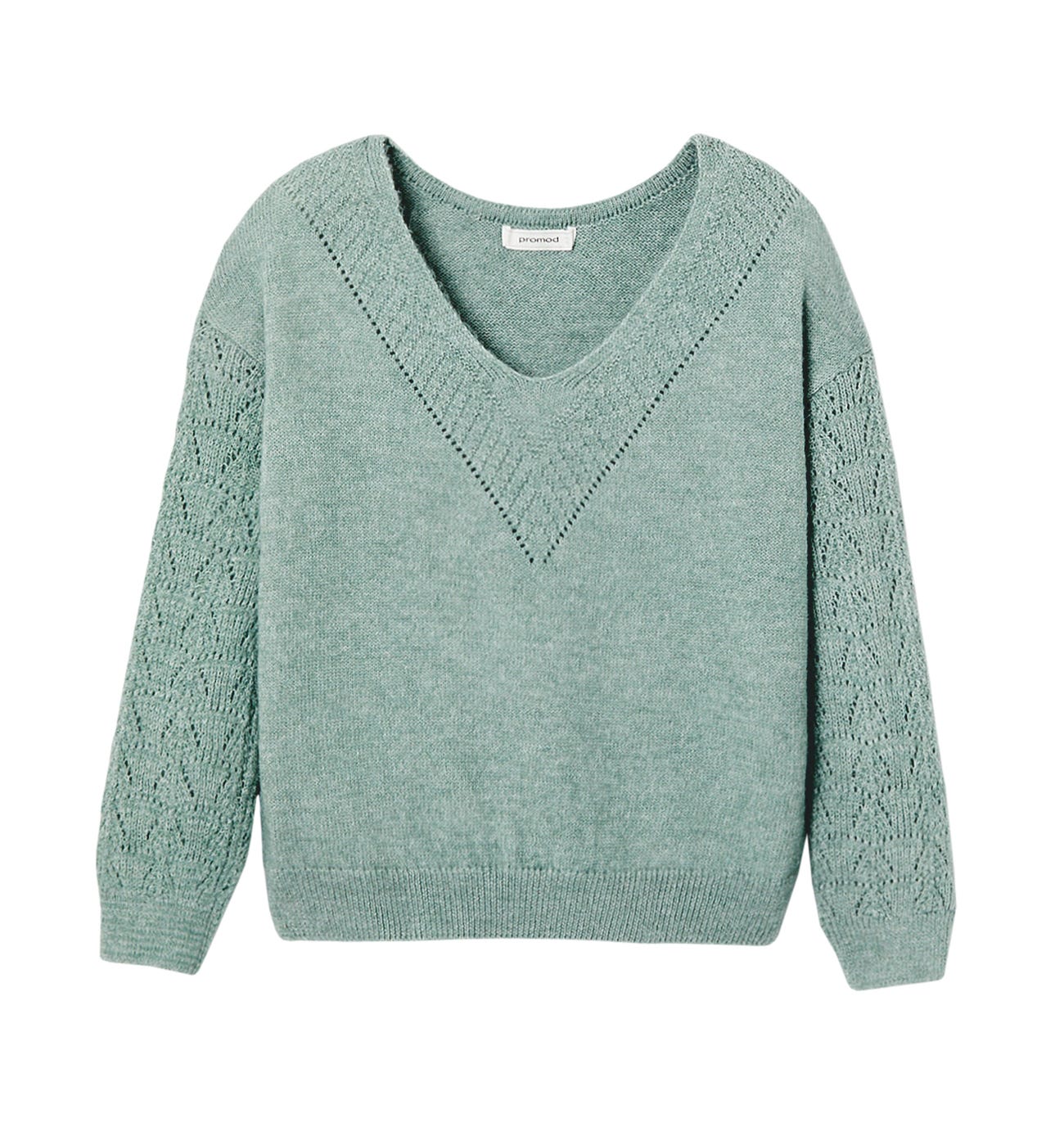 Pullover mit V-Ausschnitt