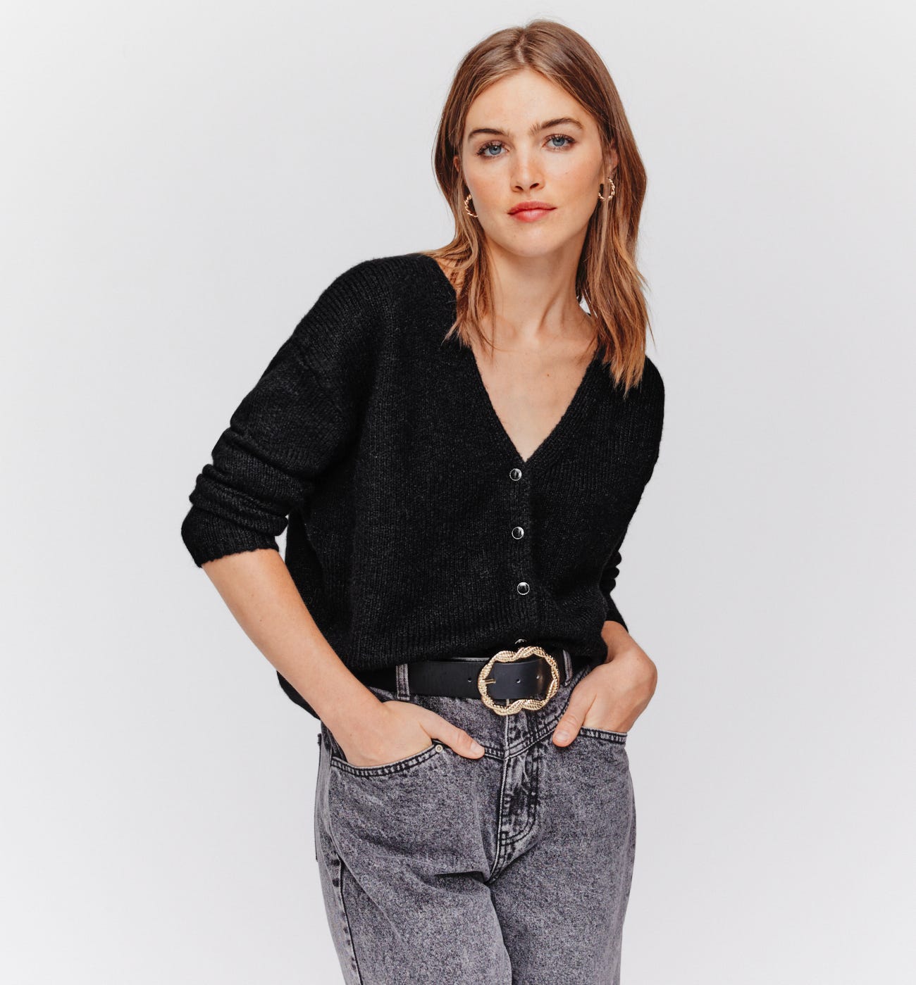 Pullover / Cardigan aus Strick