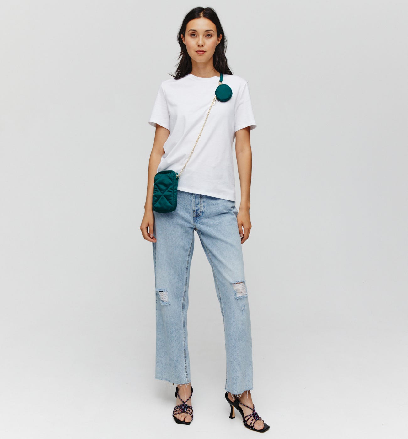 T-shirt uni manches courtes