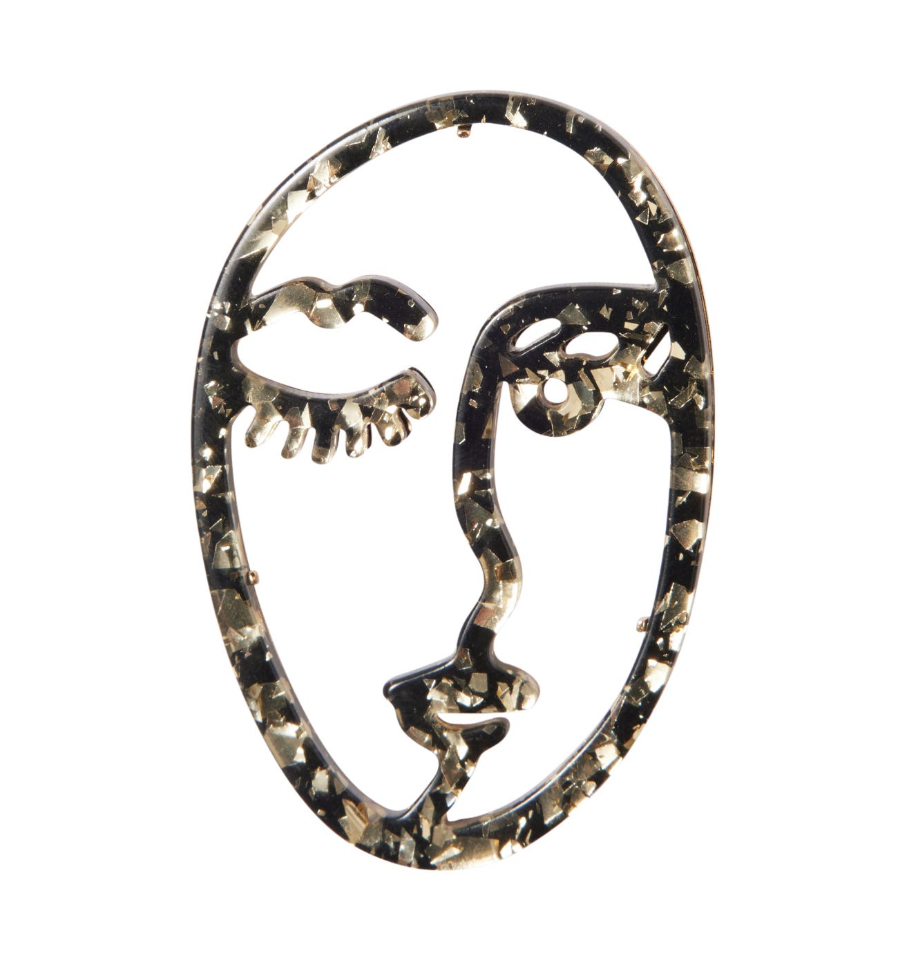 Broche visage Femme