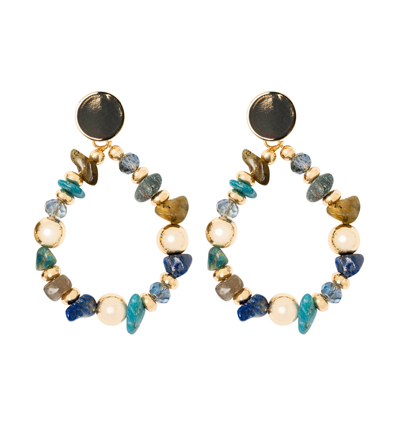Boucles d'oreilles perlées