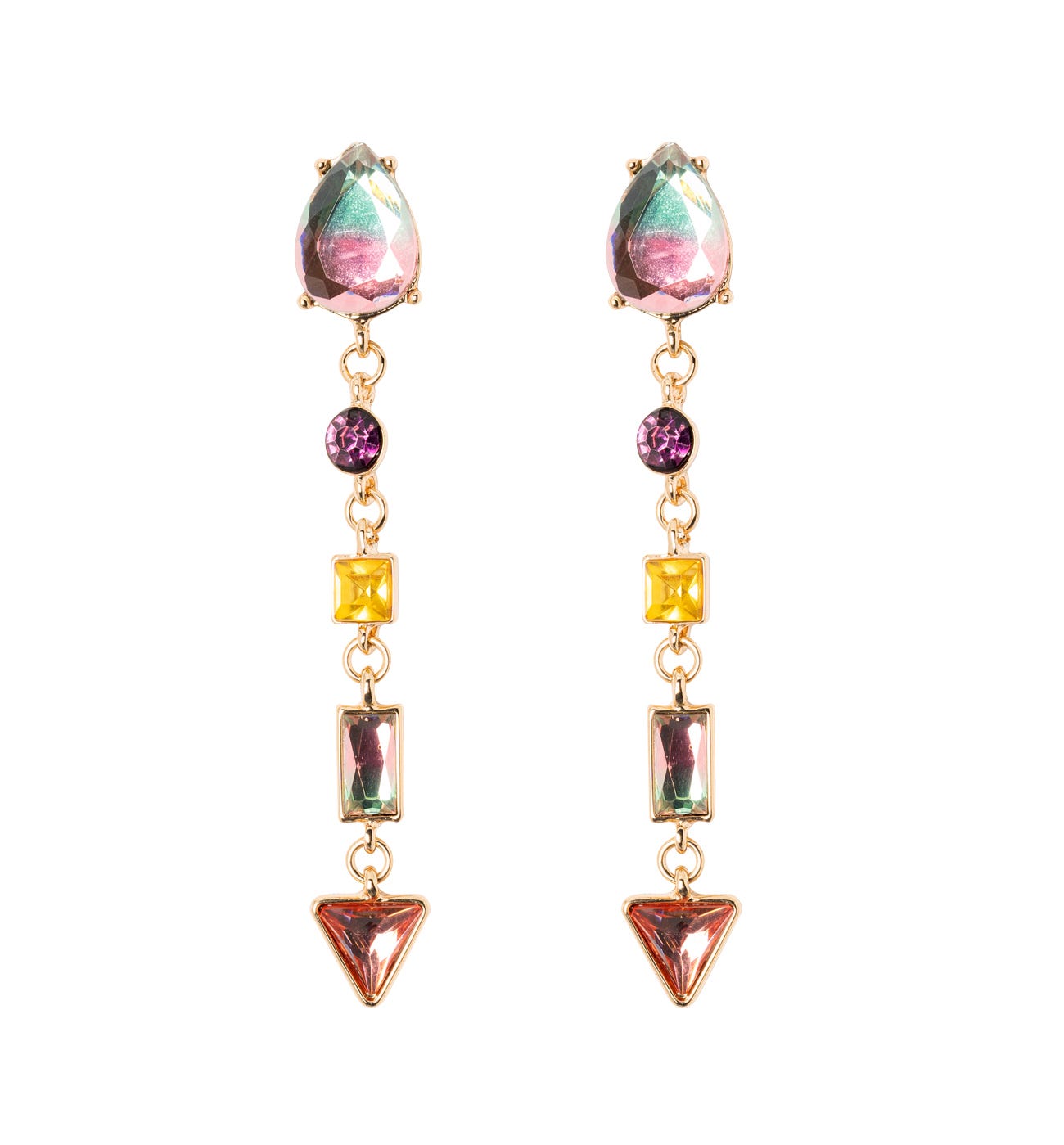 Boucles d'oreilles à strass