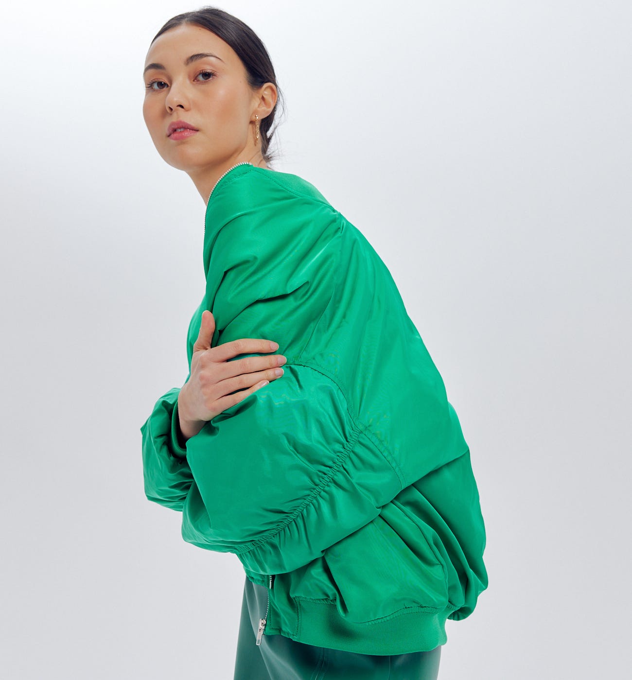 Veste bomber oversize unie