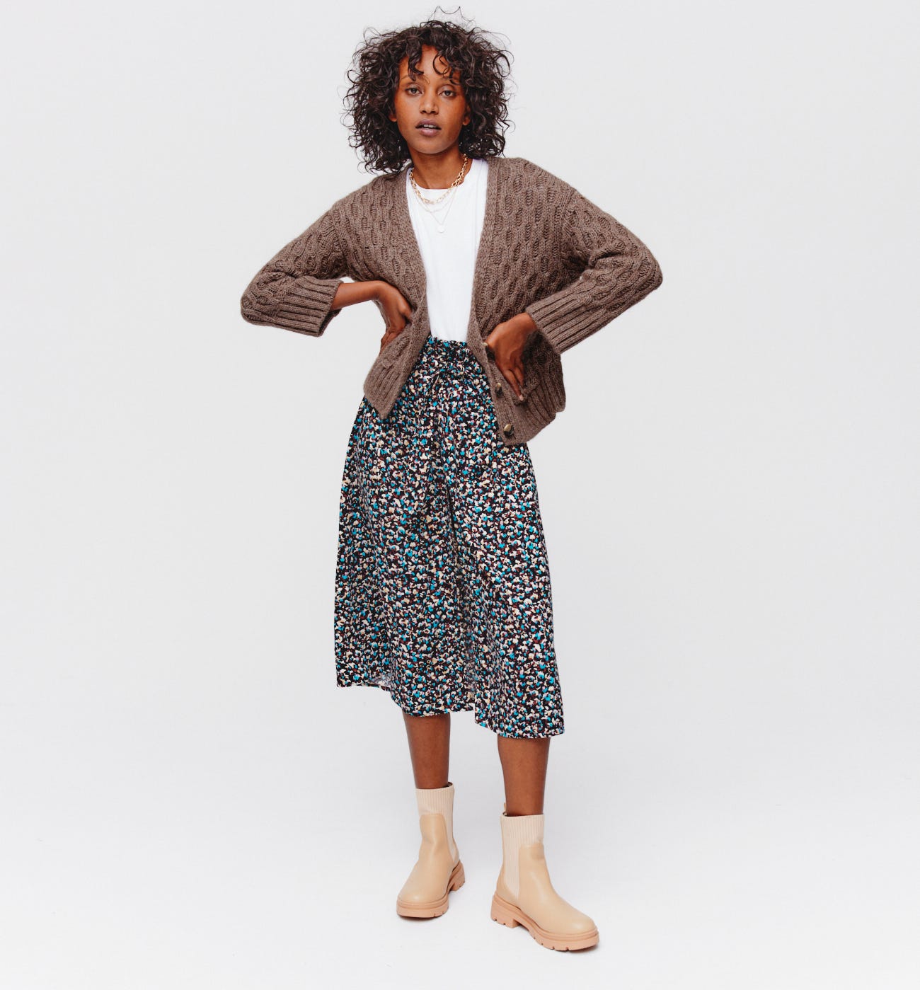 Cardigan torsadé Femme
