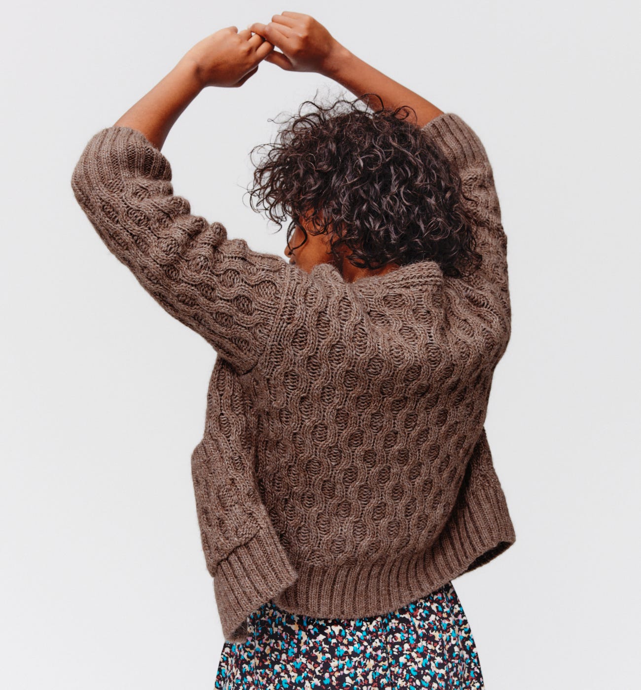 Cardigan torsadé Femme