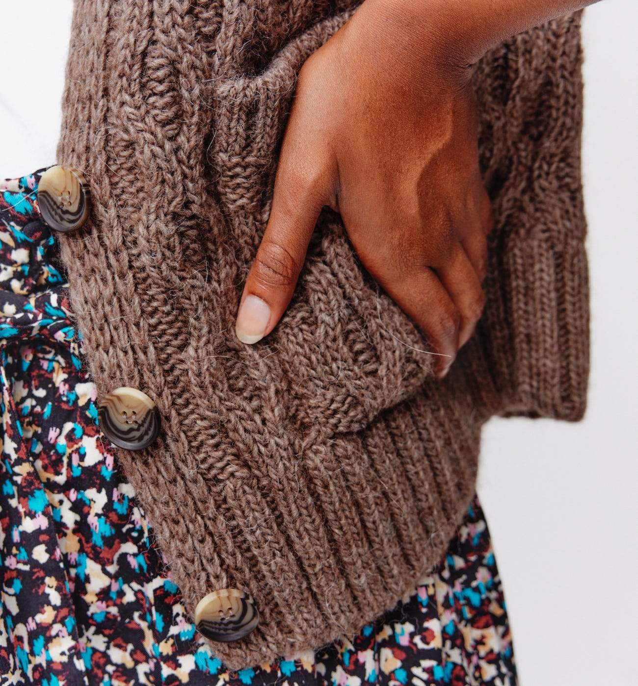 Cardigan torsadé Femme