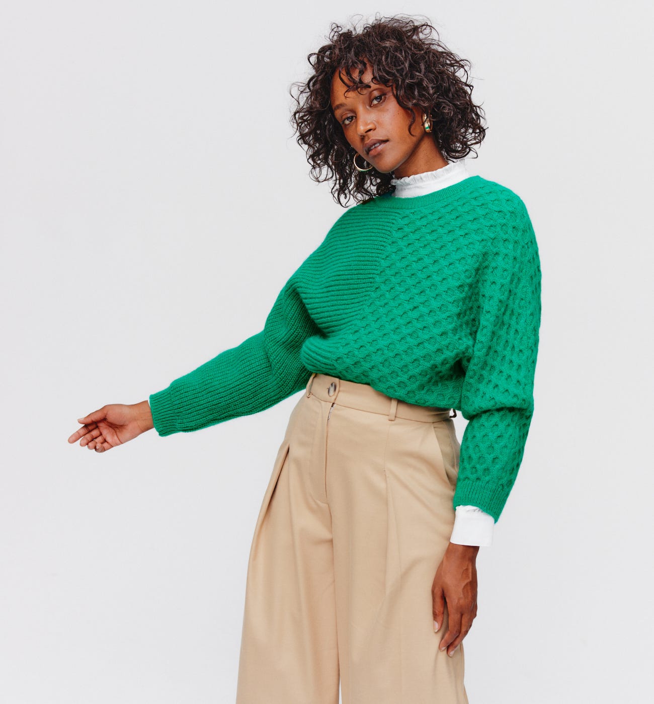 Pull manches chauve-souris