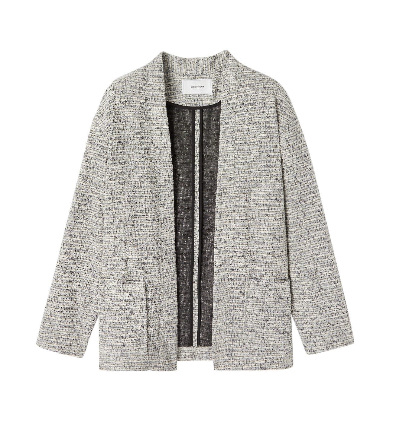 Chaqueta tweed irisada