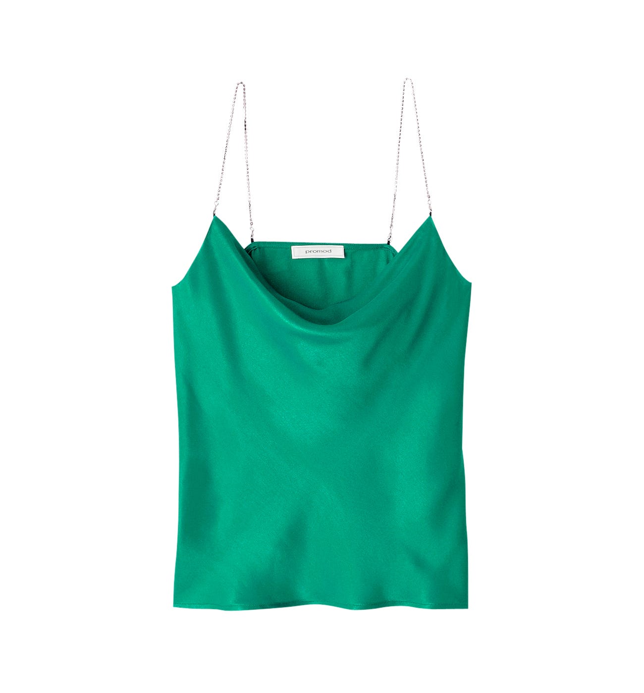Silky strappy top