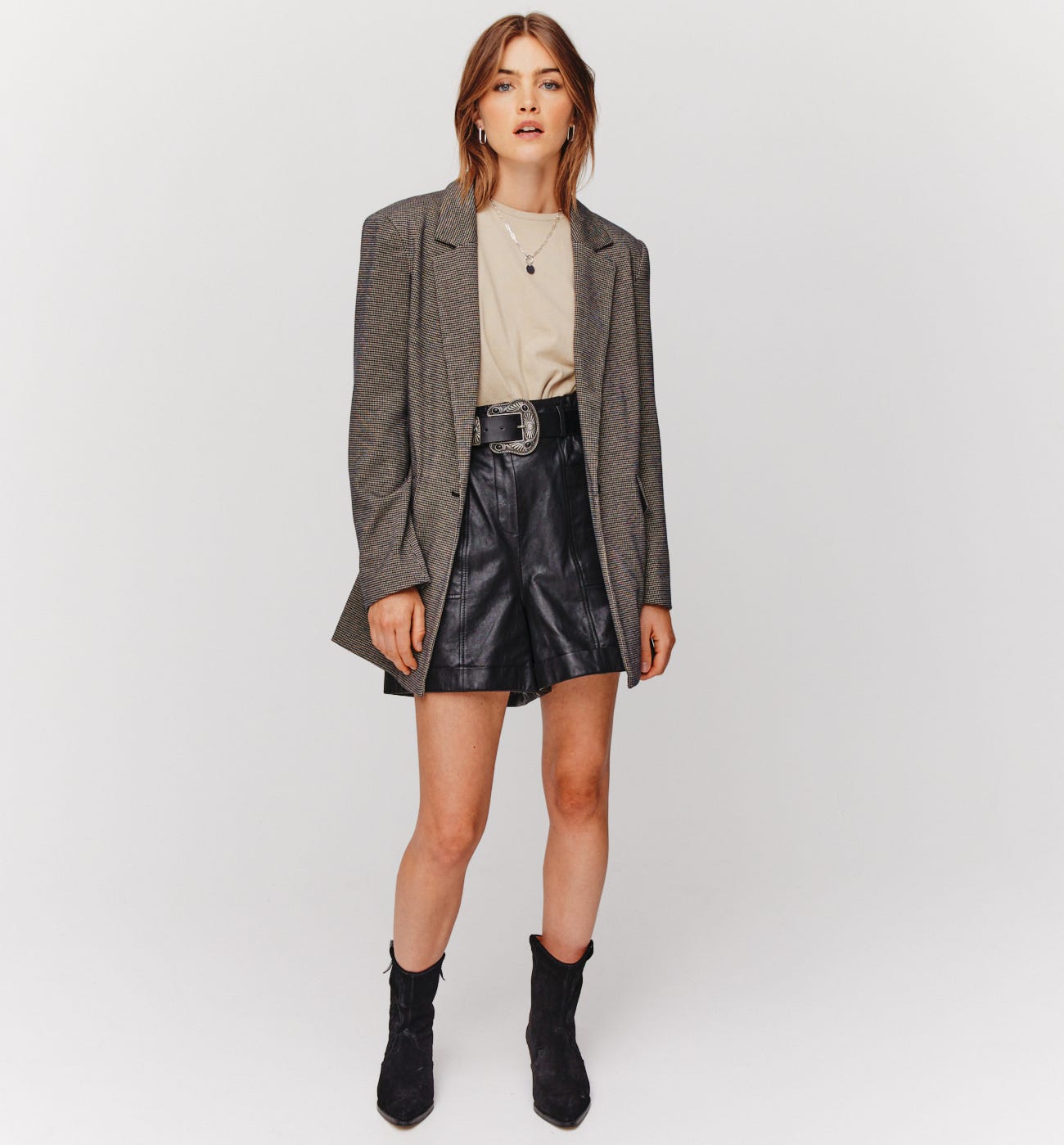 Checked jacket