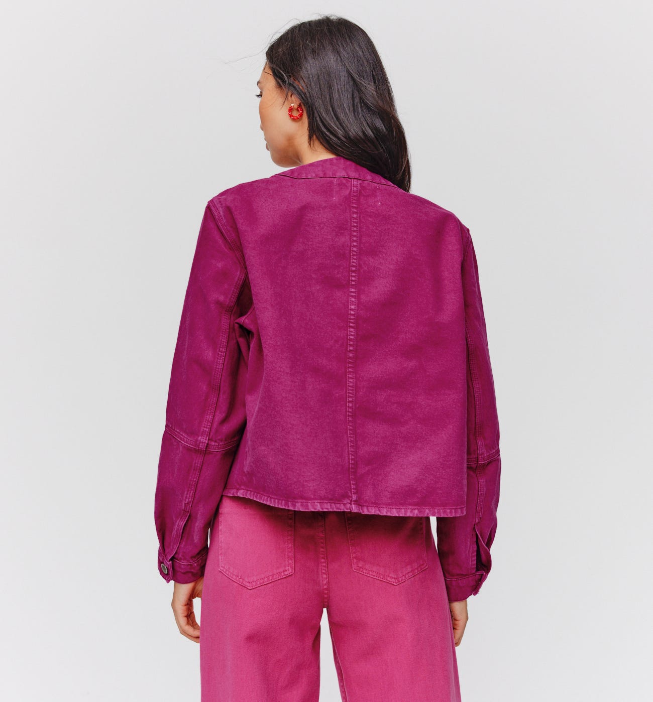 Plain canvas jacket
