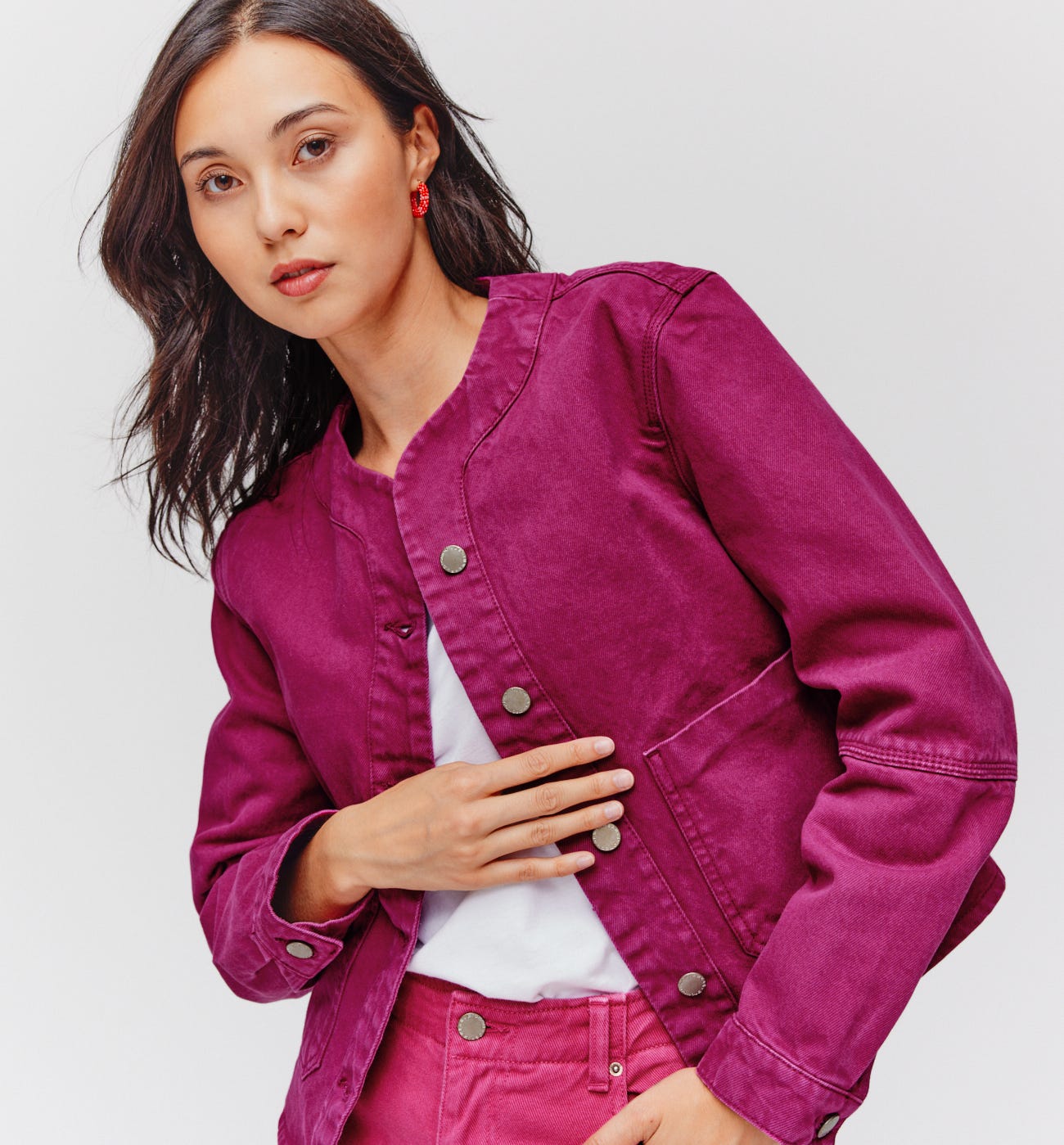 Plain canvas jacket