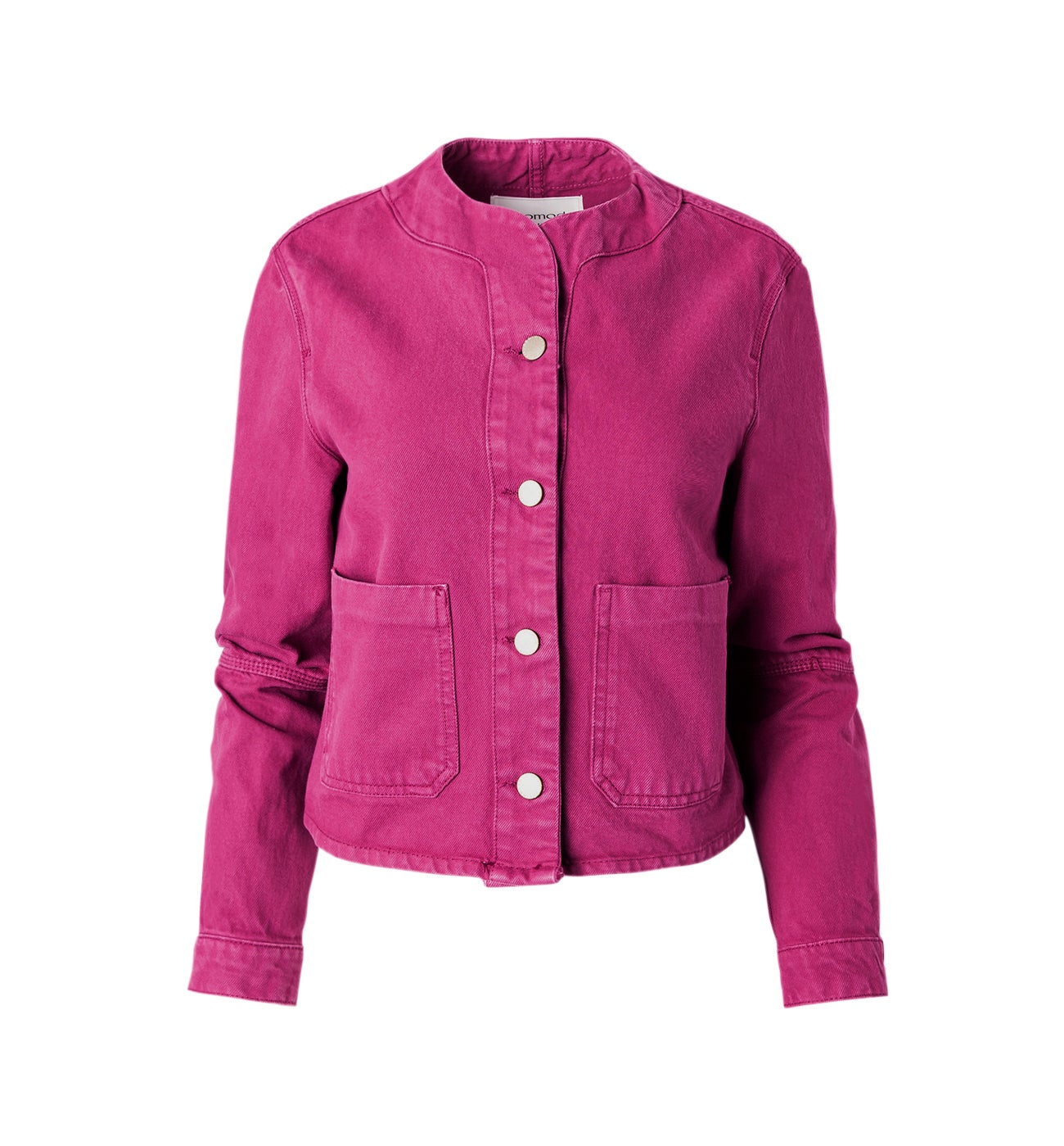 Plain canvas jacket - Pink