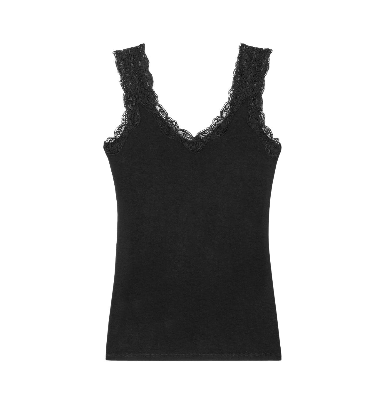 Top tirantes con encaje