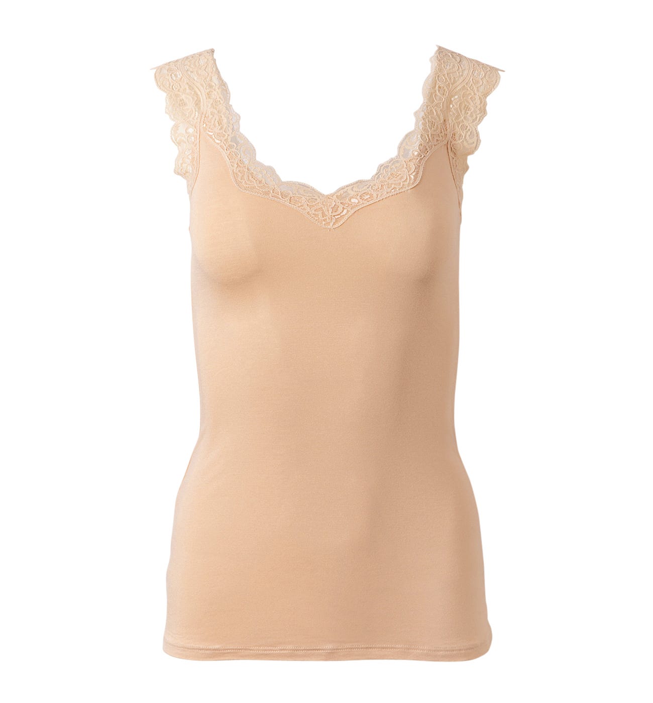 Top tirantes con encaje