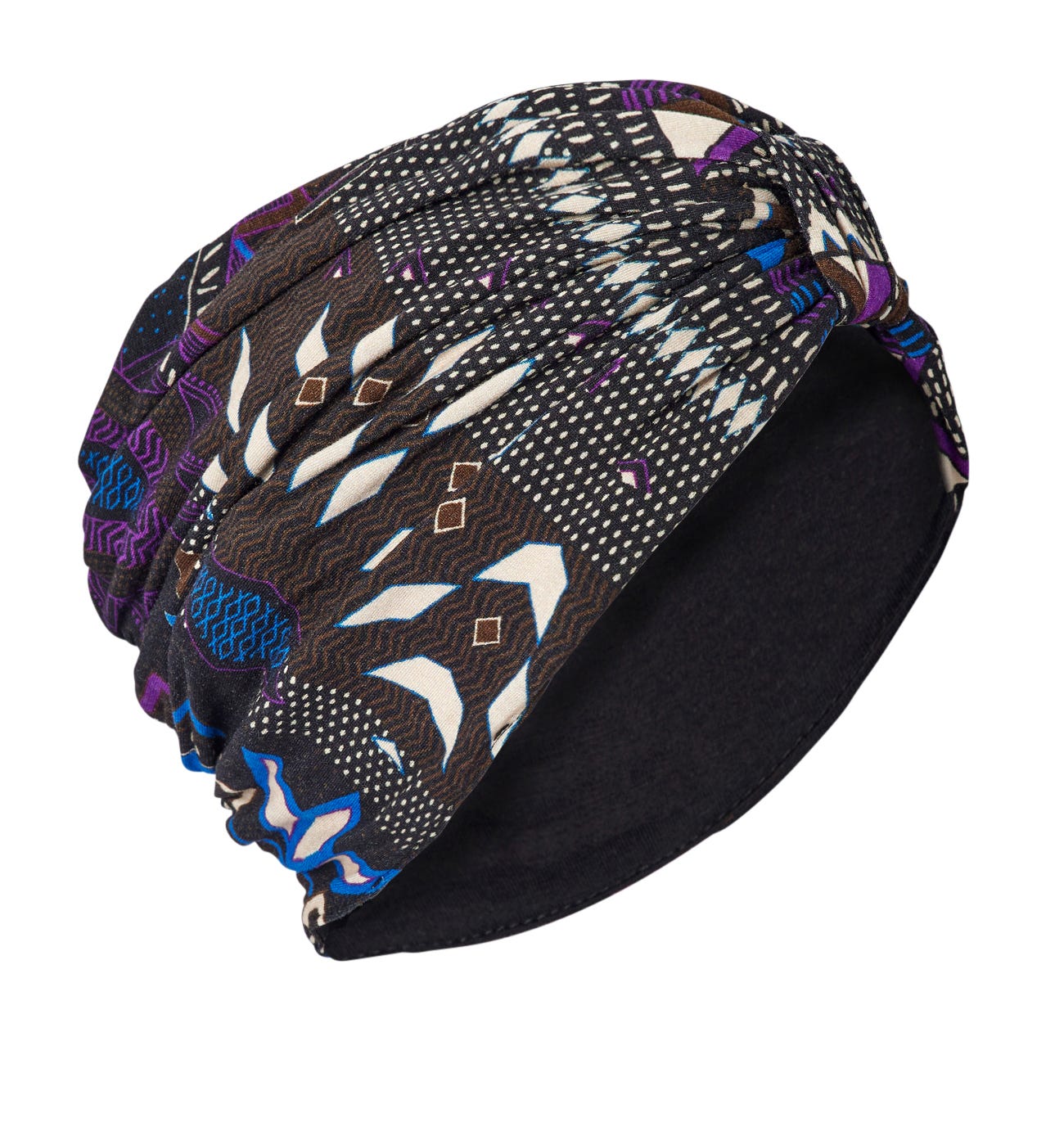 Bonnet-turban en jersey Femme