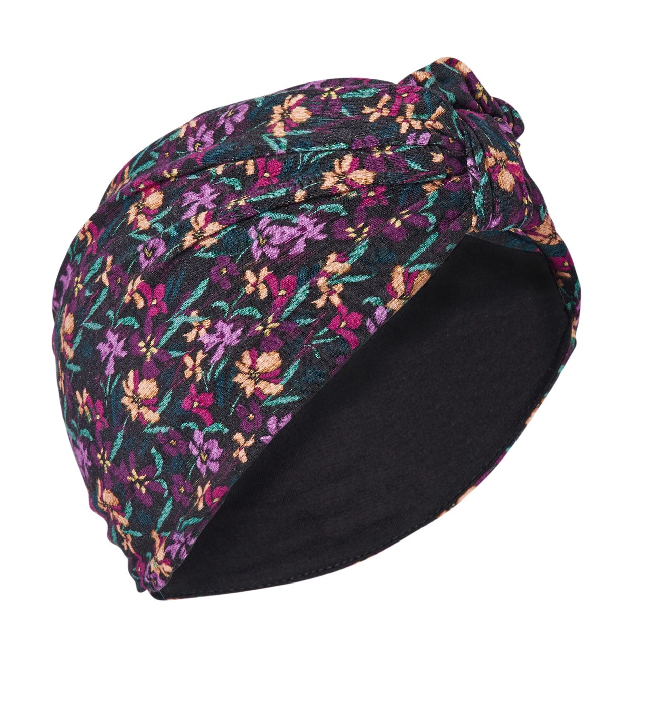 Bonnet-turban en jersey Femme