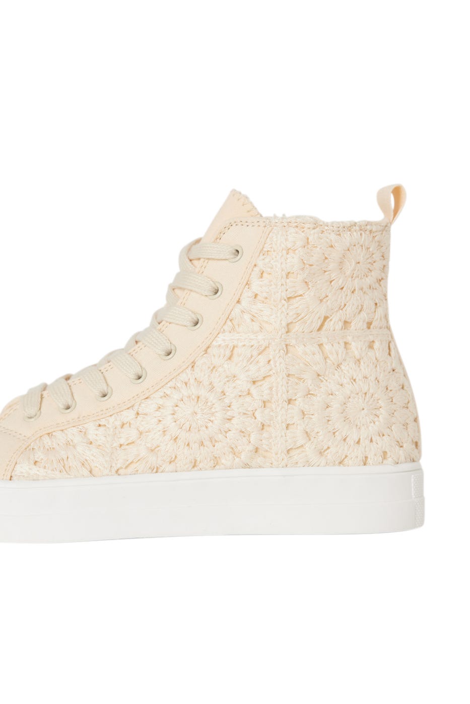 Baskets montantes macramé