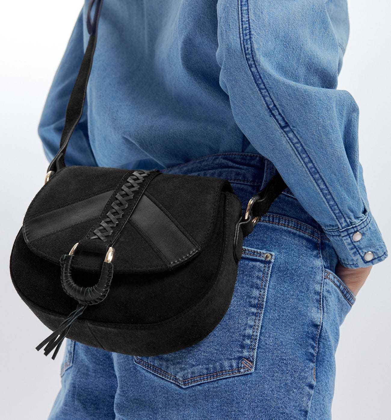 Leather handbag