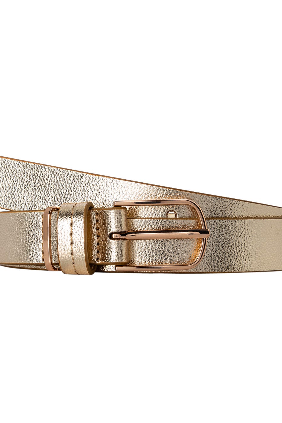 Ceinture effet cuir irisé
