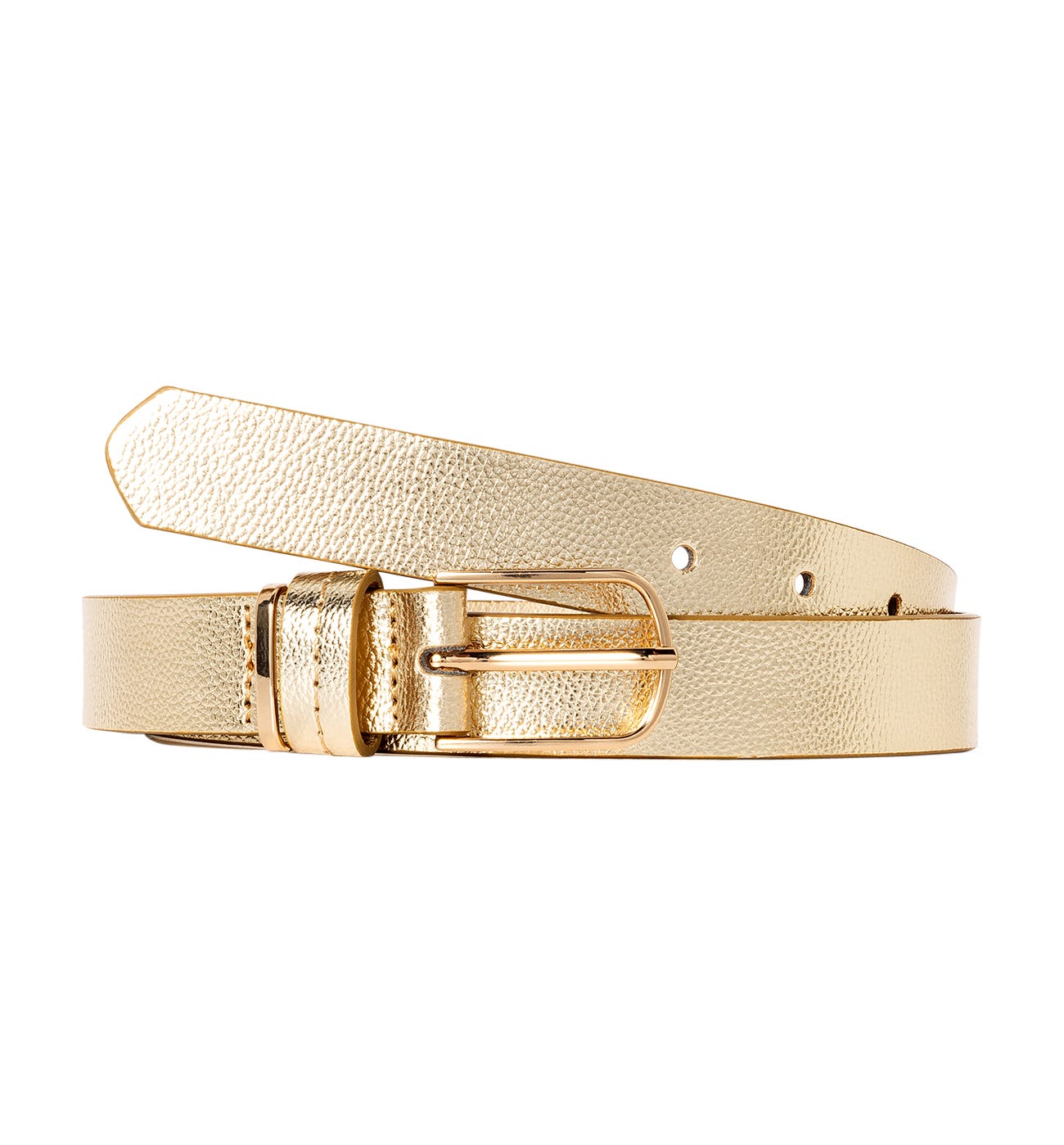 Cintura glitter in similpelle