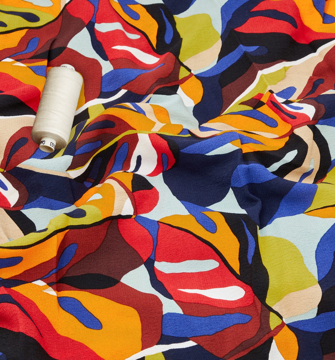 Coupon 3 m en crêpe de viscose