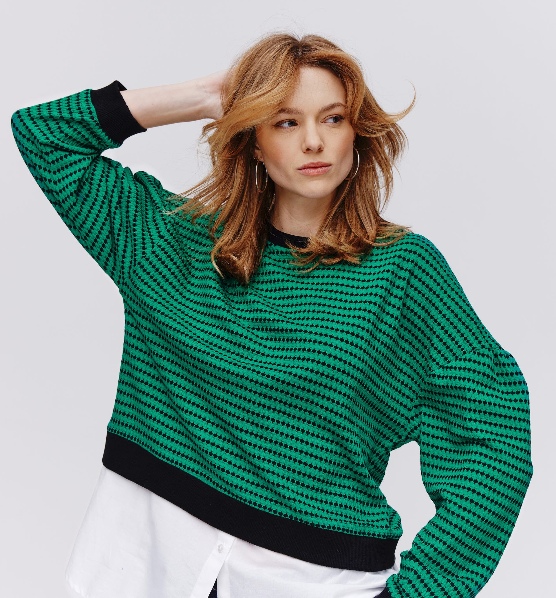 Sweatshirt im Lagenlook