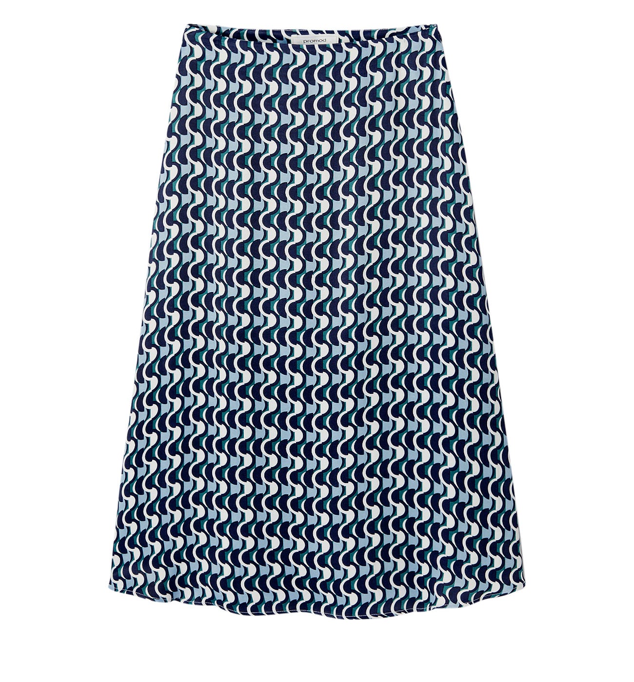 Silky A-line skirt