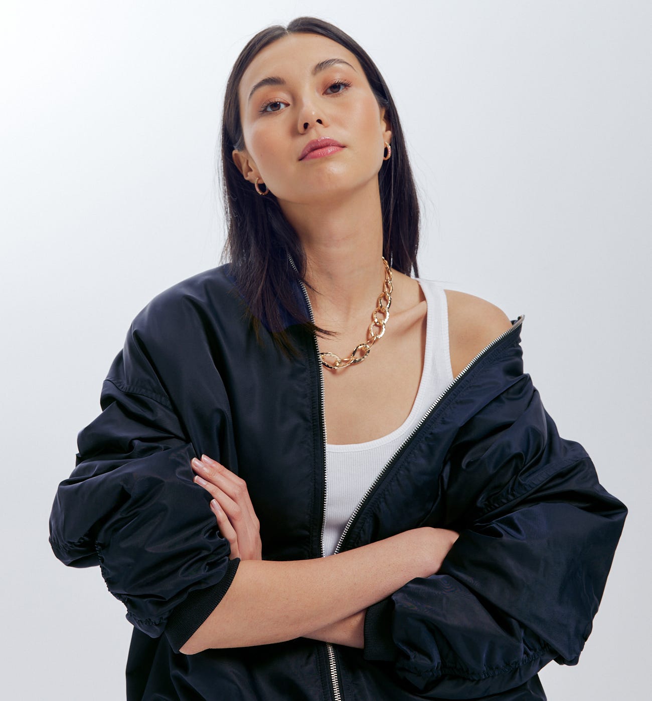 Oversize-Jacke mit Ikat-Motiv