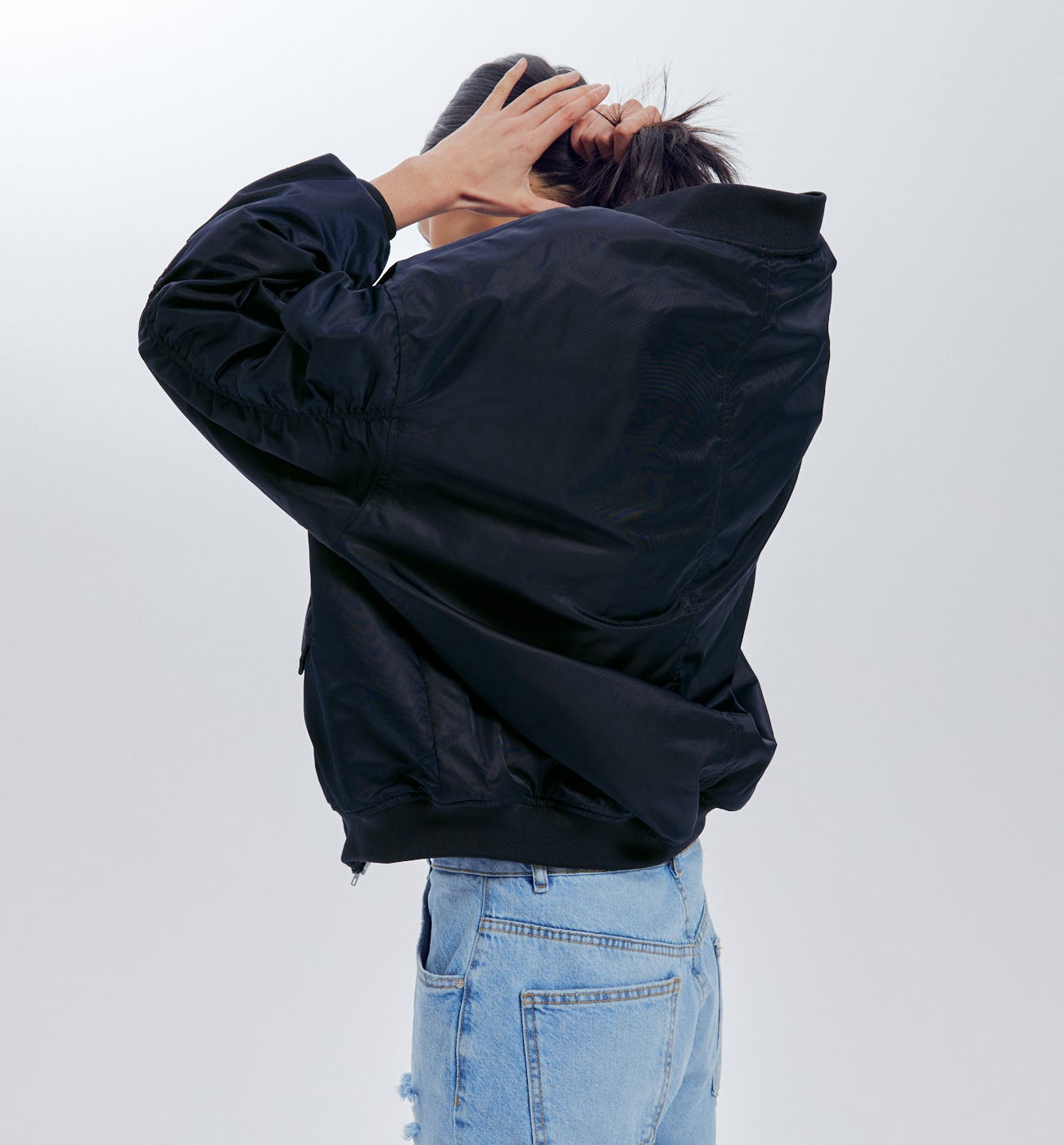 Oversize-Jacke mit Ikat-Motiv