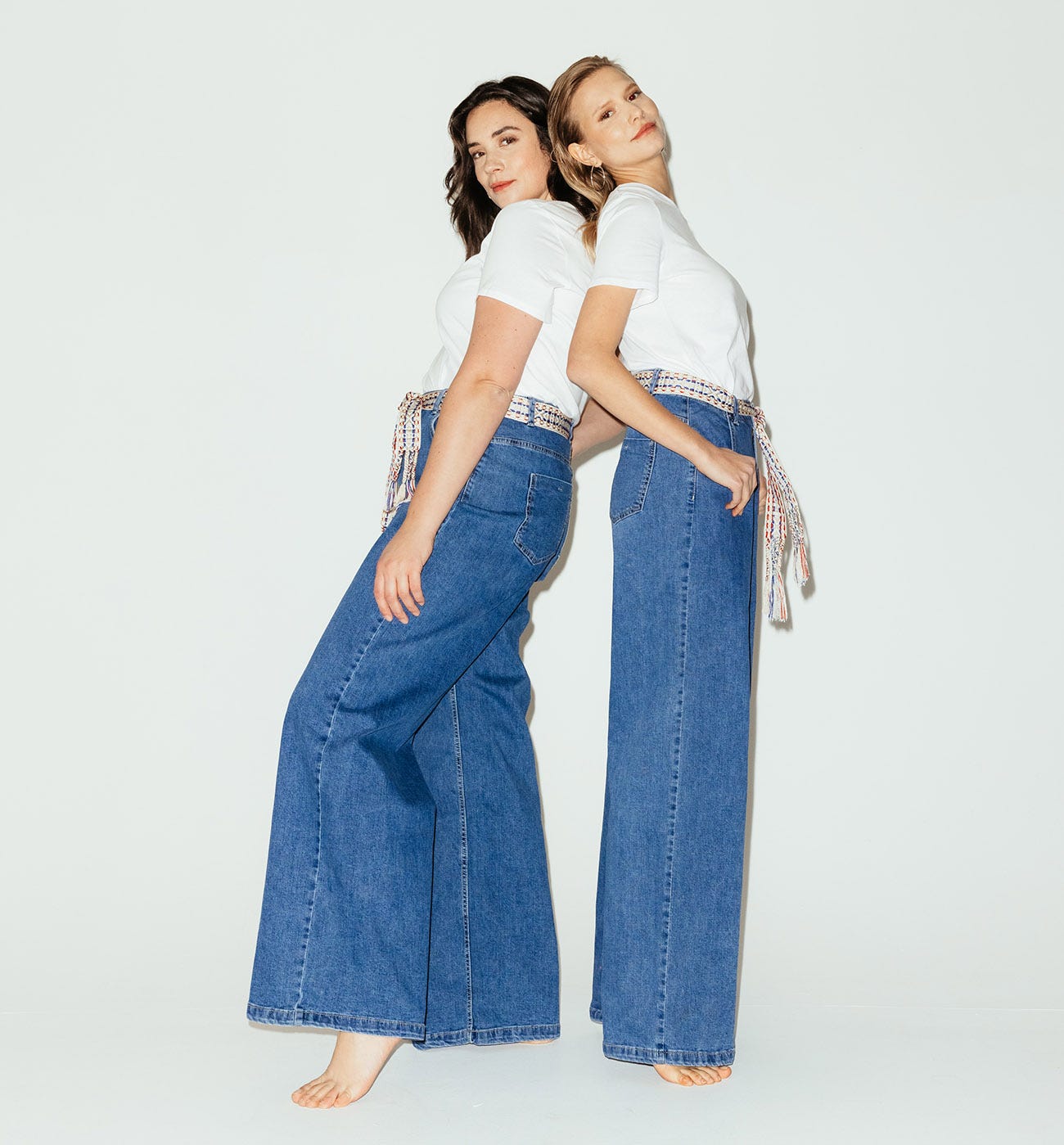 Flared High Waist-Jeans FELIX