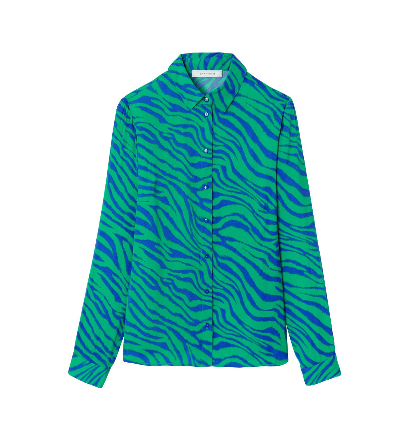 Camicia fantasia effetto seta