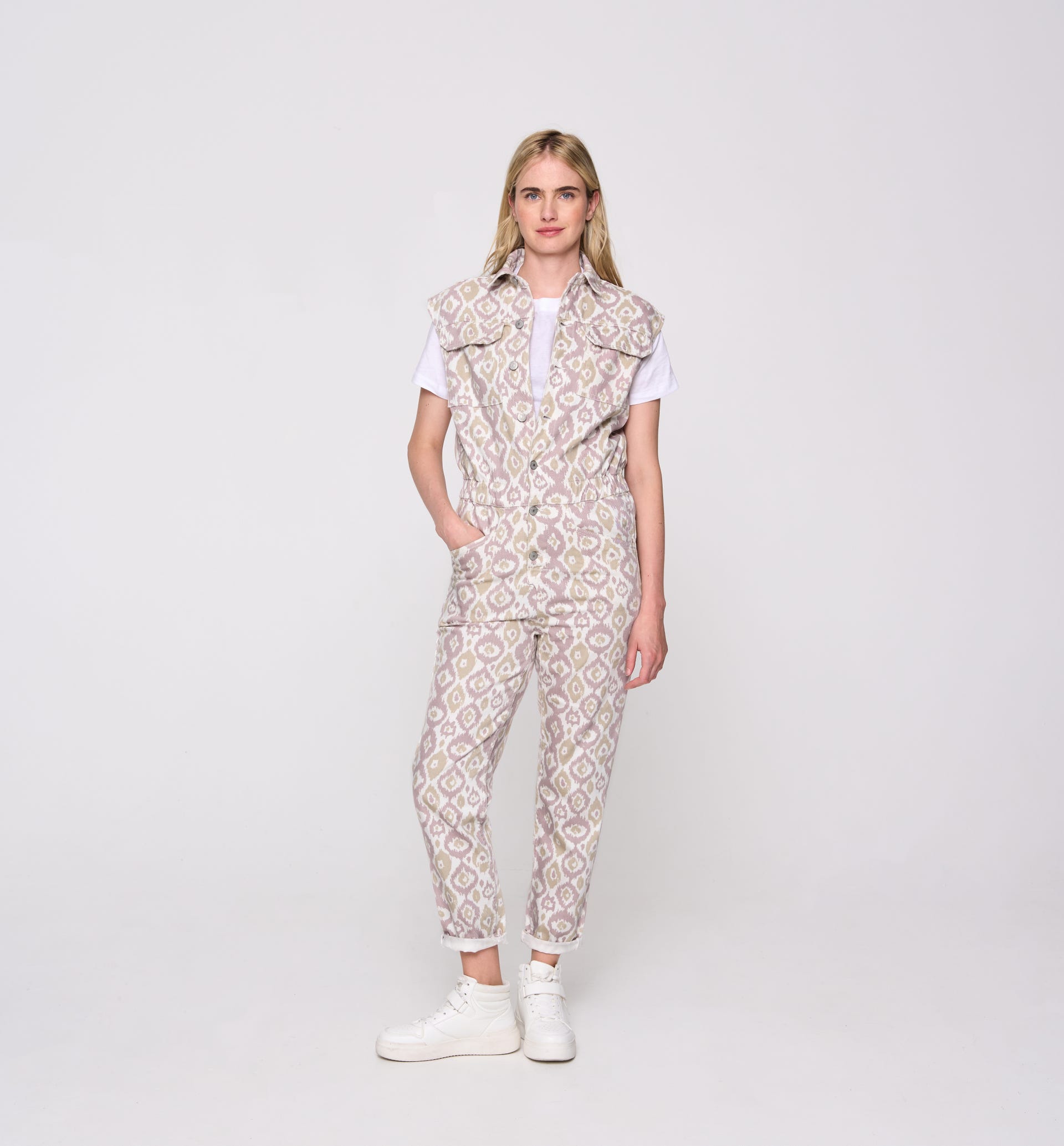 Combi-pantalon sans manches