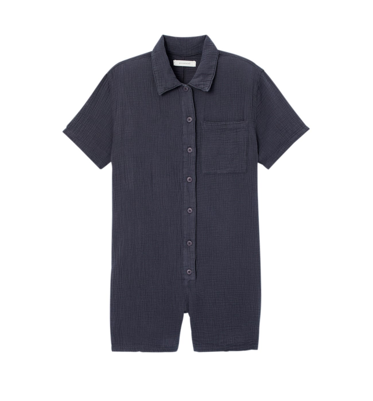 Combishort en gaze de coton