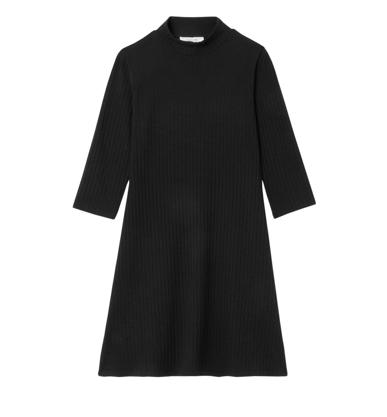 Vestido liso de punto