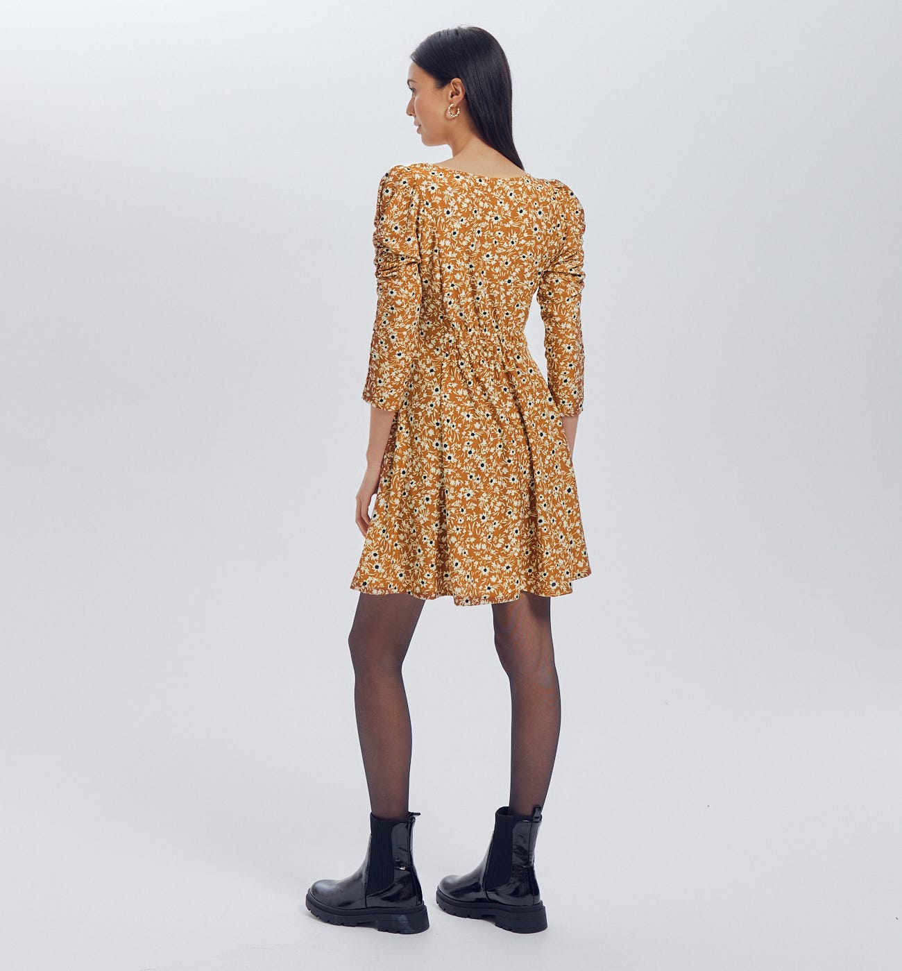 Gemustertes Minikleid