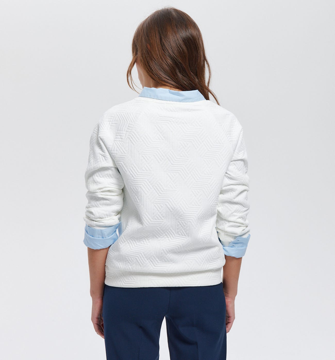 Bluza pikowana damska