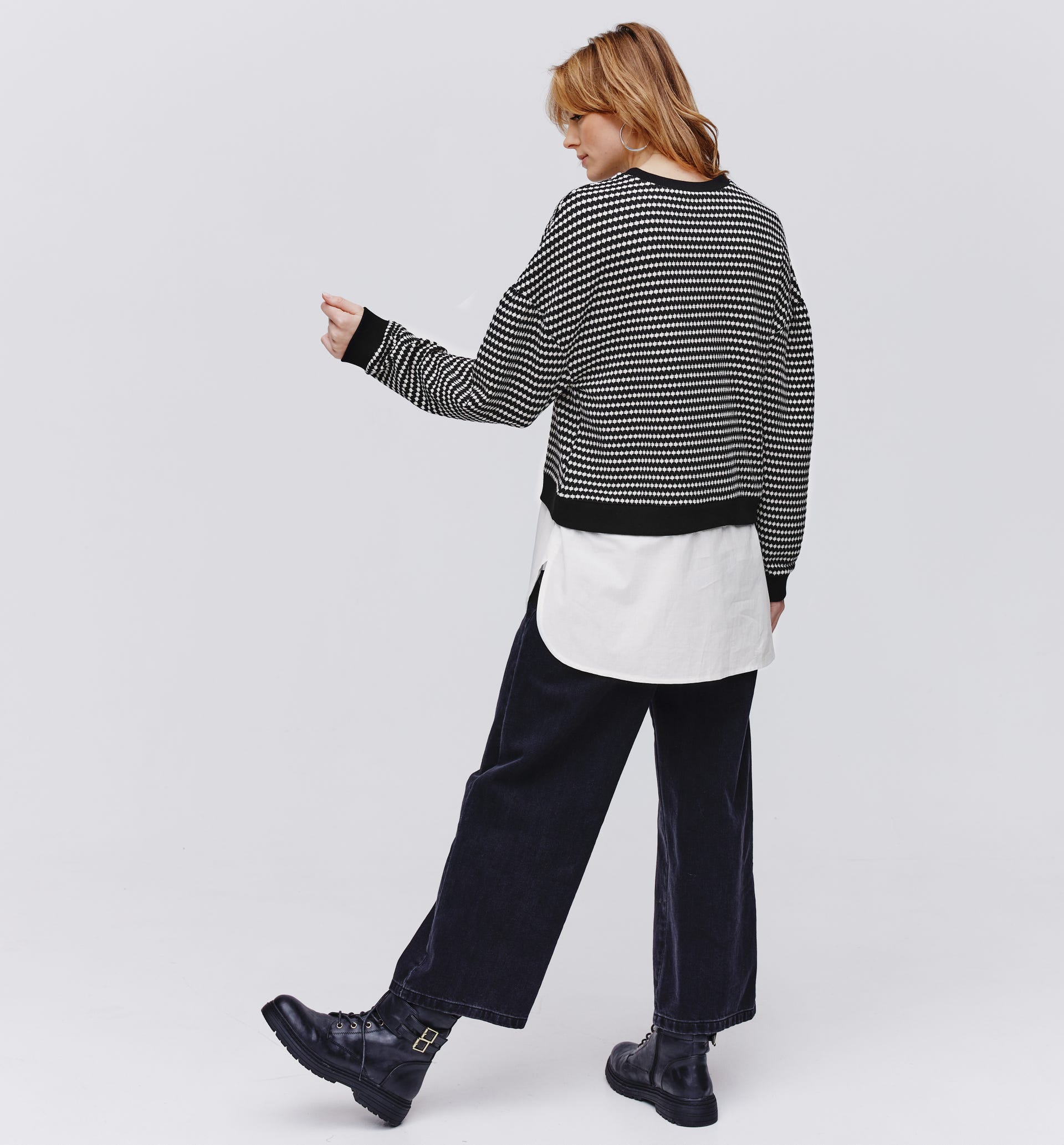 Sweatshirt im Lagenlook