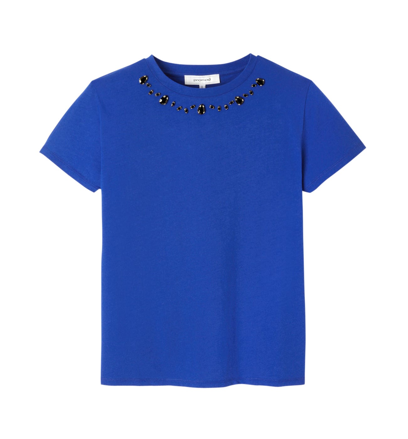 Camisera cuello joyas