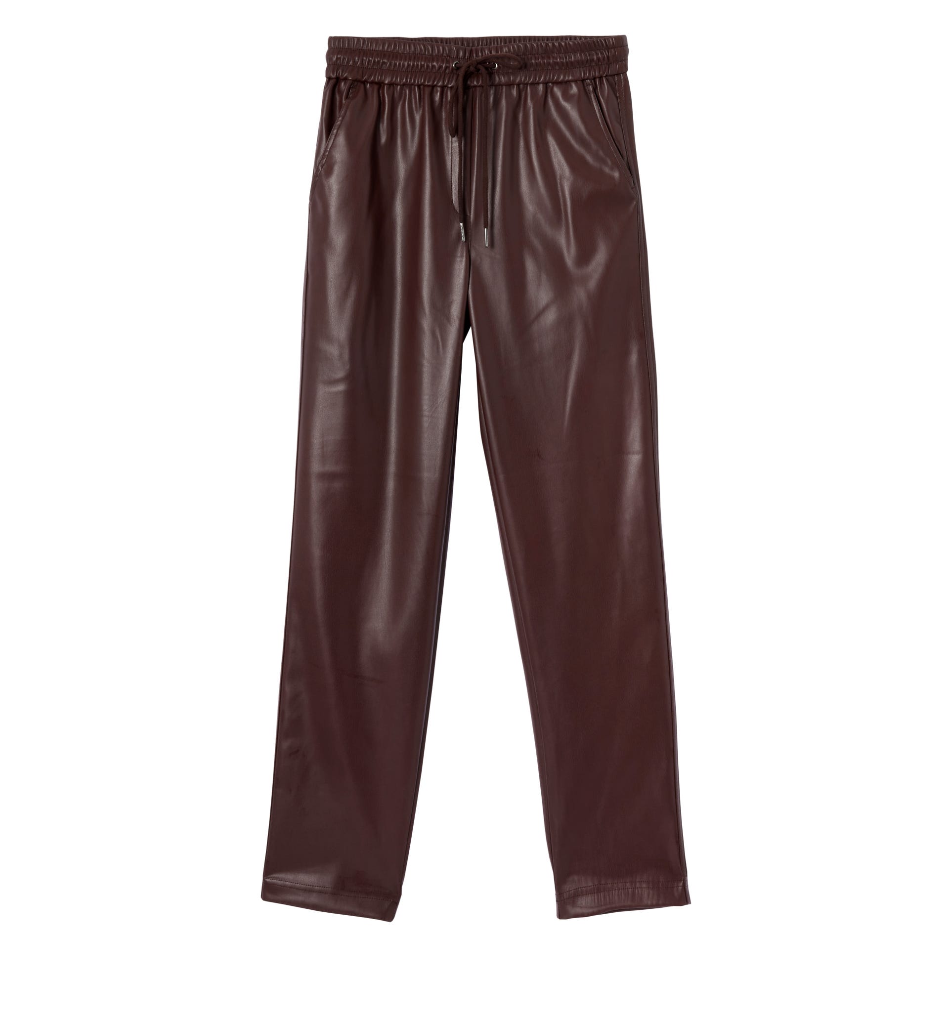Jogpant effet cuir Femme