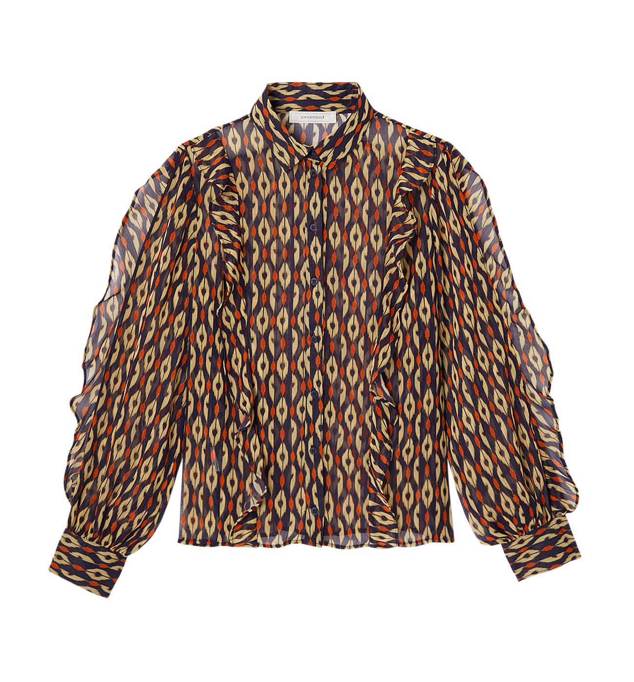 Chemisier motif ikat Femme