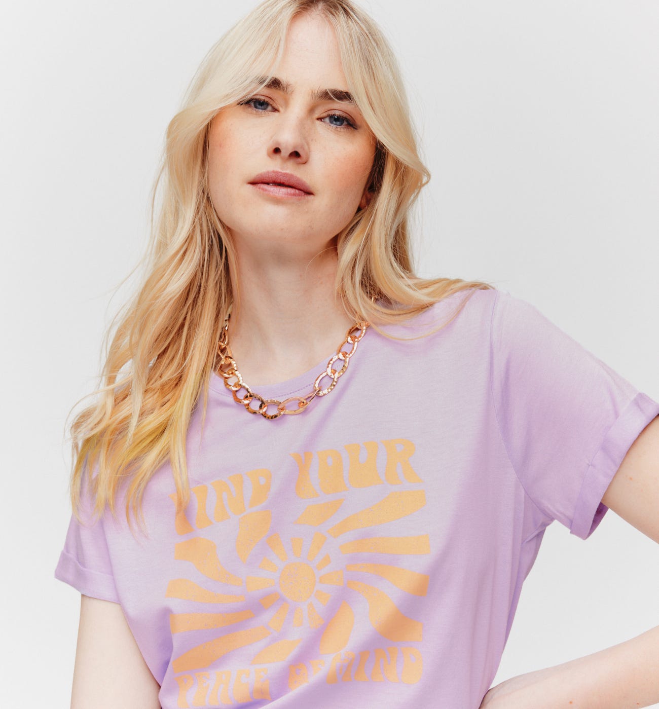 T-shirt con slogan