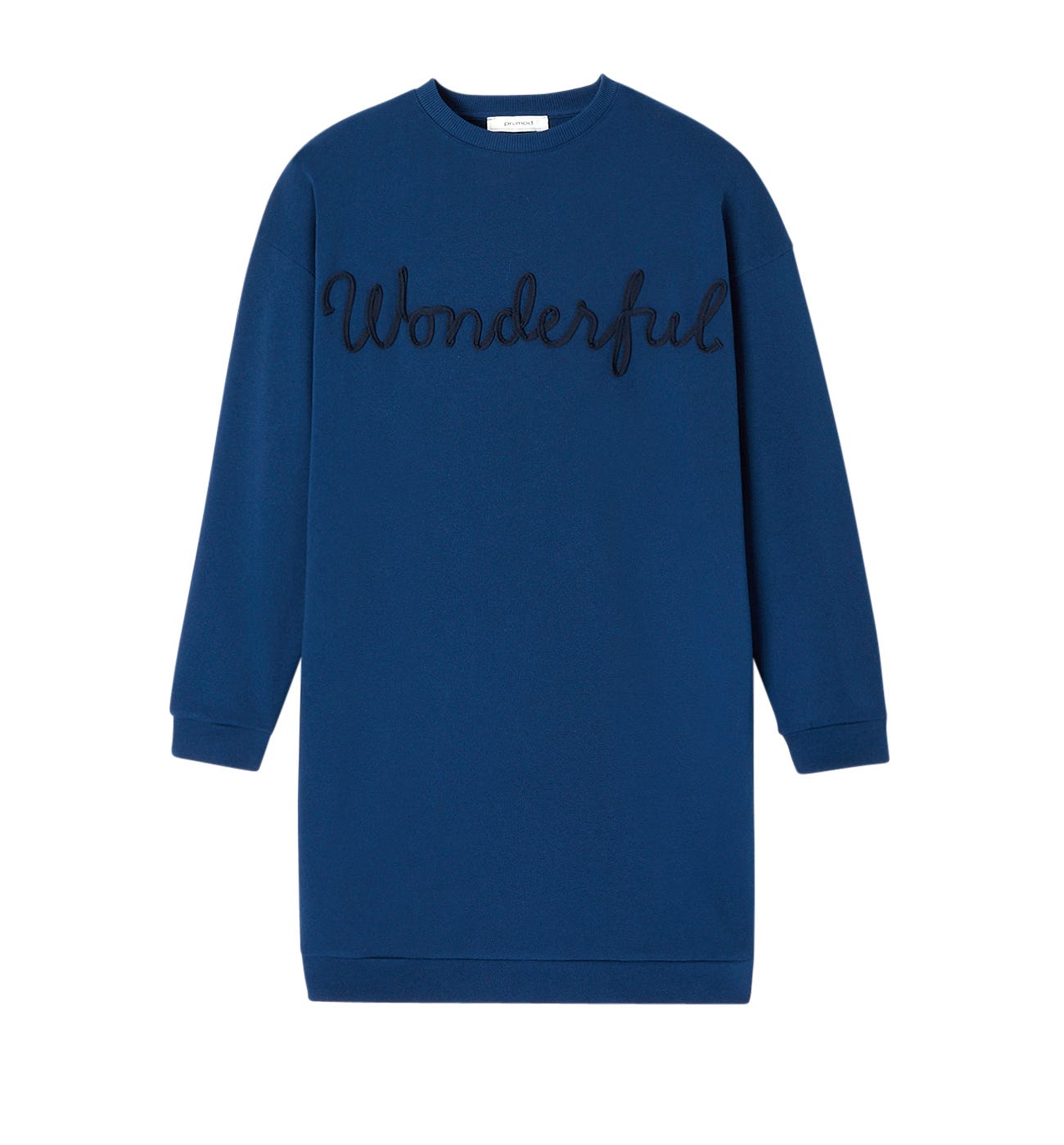 Robe sweat-shirt à message